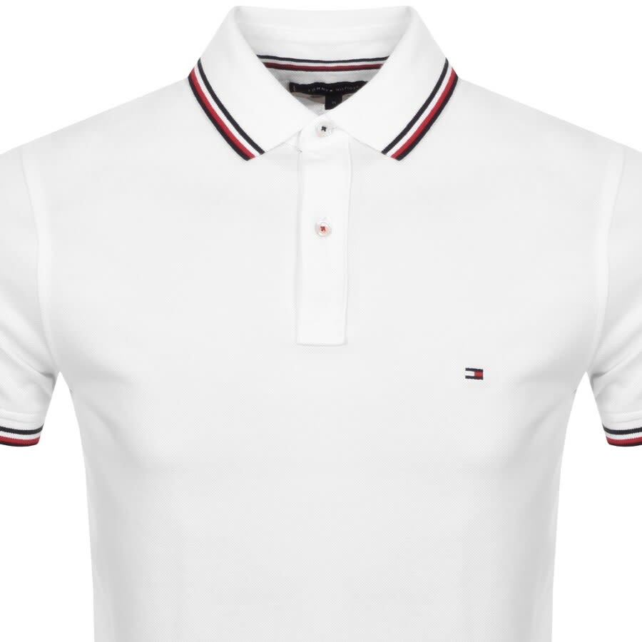 Tommy Hilfiger Tipped Slim Fit Polo T Shirt White Mainline Menswear Canada